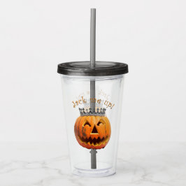 Vaso Acrílico Halloween "Jack Me Up"