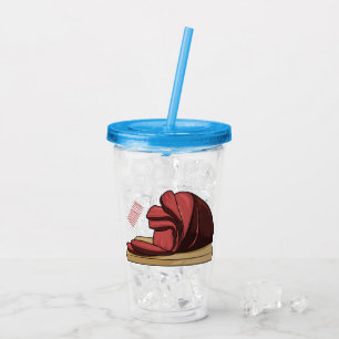 Vaso Acrílico Ham personalizado ilustracion