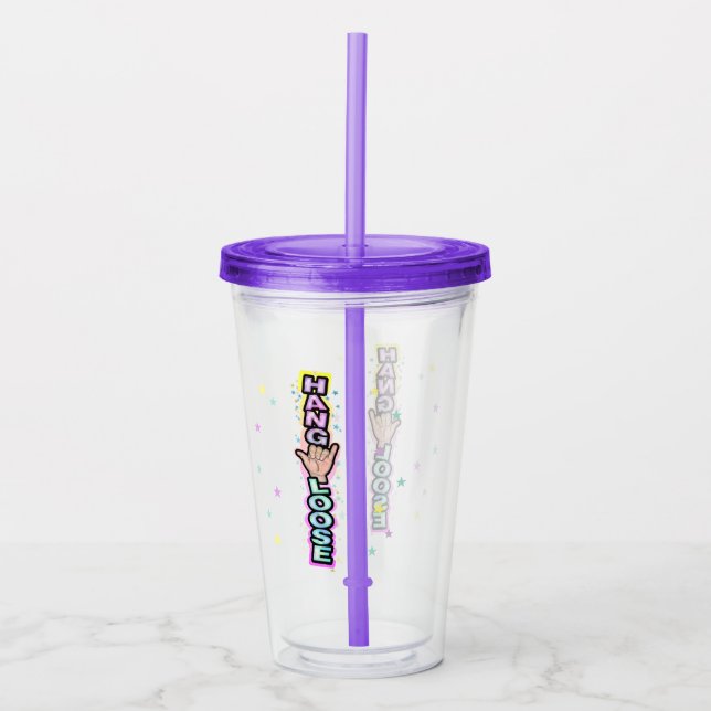 Vaso Acrílico Hang Loose (Anverso)