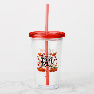 Vaso Acrílico Happy Fall Y'all
