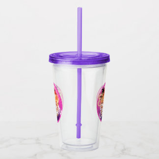 Vaso Acrílico Happy Hour Tumble w Straw
