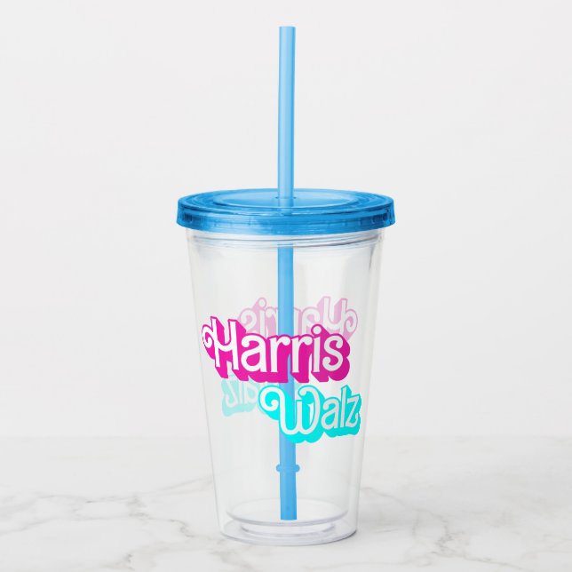 Vaso Acrílico Harris Walz (Anverso)