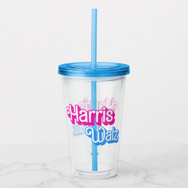 Vaso Acrílico Harris Walz (Anverso)