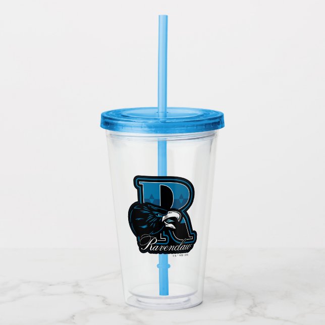 Vaso Acrílico HARRY POTTER™ | Baño atlético RAVENCLAW™ (Anverso)