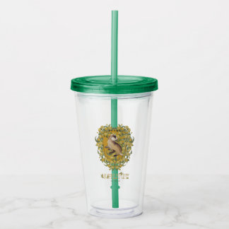 VASO ACRÍLICO HARRY POTTER™ | ESCUDO DE HUFFLEPUFF™