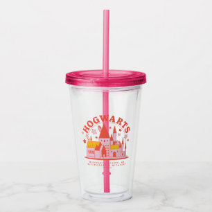 Vaso Acrílico HARRY POTTER™ Escuela Cute HOGWARTS™
