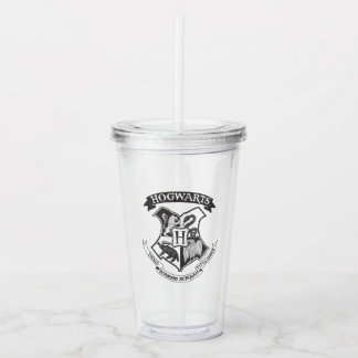 Vaso Acrílico Harry Potter | Retro Hogwarts Crest
