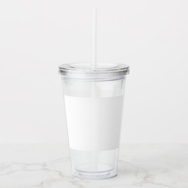 Vaso Acrílico Haz tu propio Personalizable (Anverso)