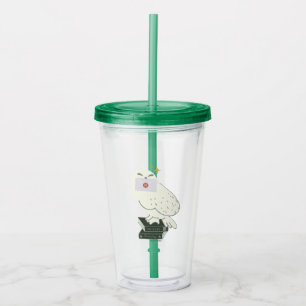 Vaso Acrílico Hedwig con carta Dibujo caprichoso