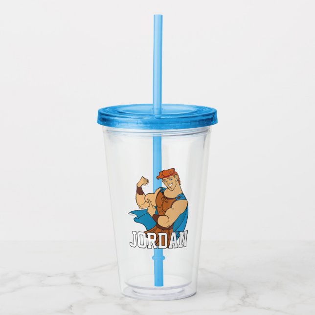 Vaso Acrílico Hercules Bicep Flex Acrylic Tumbler (Anverso)