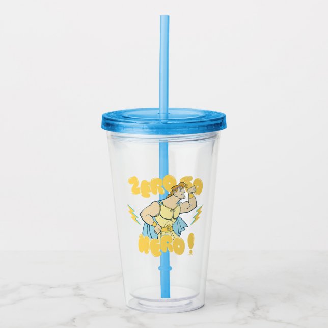 Vaso Acrílico Hercules - Zero to Hero Acrylic Tumbler (Anverso)