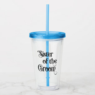 Vaso Acrílico Hermana del Groom