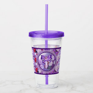 Vaso Acrílico Himno morado
