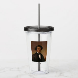 Vaso Acrílico Historia Negra: Derechos Civiles de Fred Douglass