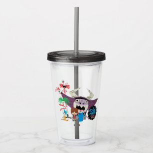 Vaso Acrílico Hogar Foster para amigos imaginarios   Bienvenida