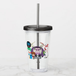 Vaso Acrílico Hogar Foster para amigos imaginarios   Colgar fuer