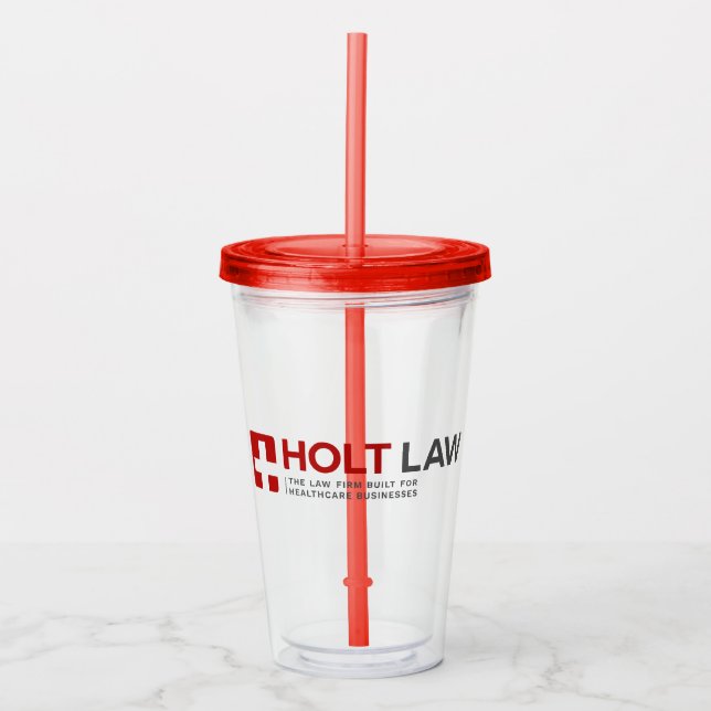 Vaso Acrílico Holt Law (Anverso)