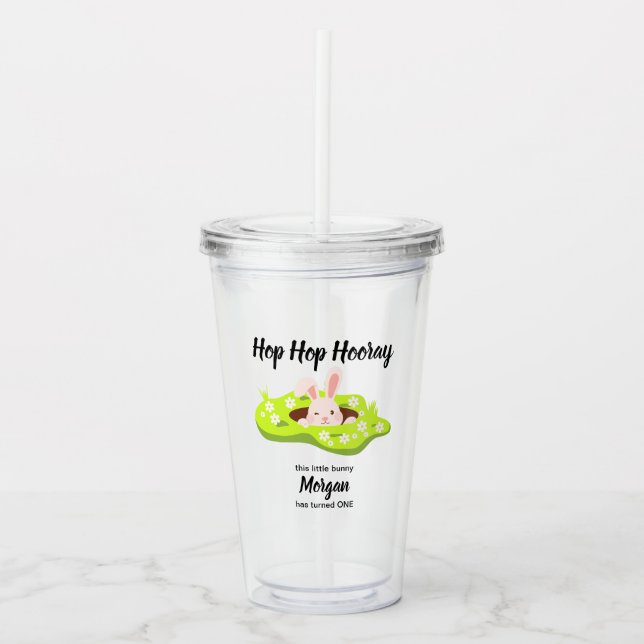 Vaso Acrílico Hop Hop Hooray Algunos Conejo Conejo Agujero Prime (Anverso)