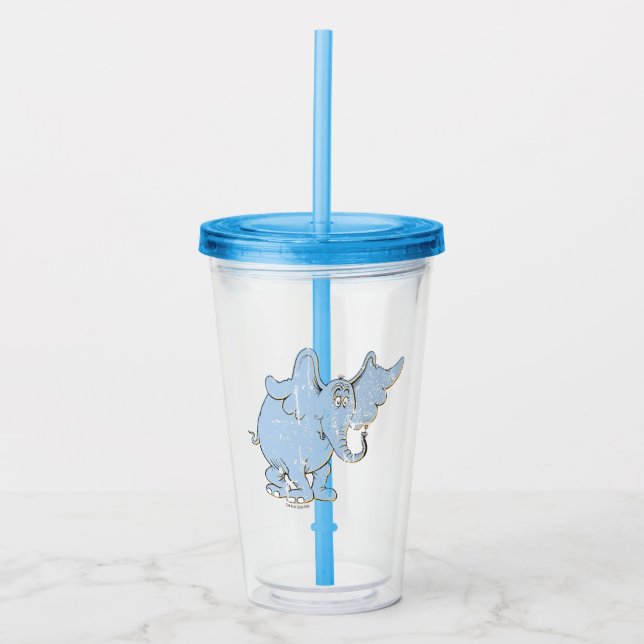 Vaso Acrílico Horton Hears A Who | Horton Distressed (Anverso)