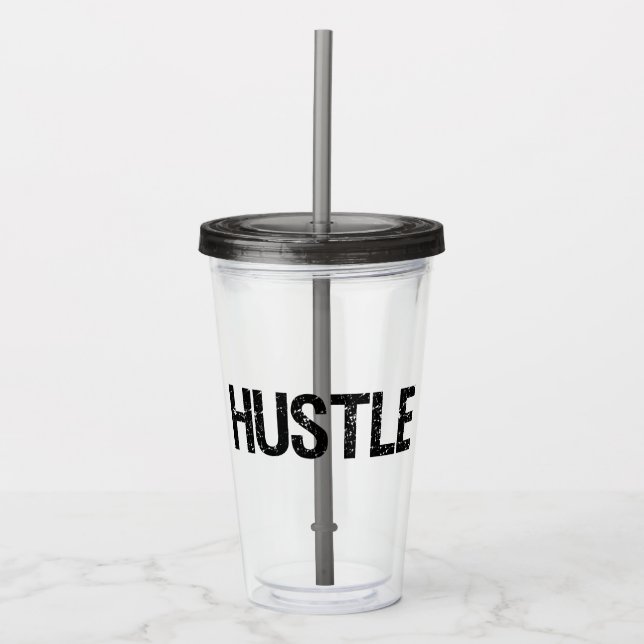 Vaso Acrílico Hustle (Anverso)