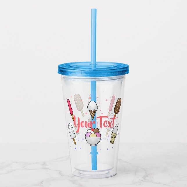Vaso Acrílico Ice Cream Parlor Dream (Anverso)