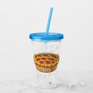 Vaso Acrílico Ilustracion de personalizado circular