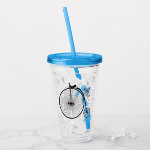 Vaso Acrílico Ilustracion de personalizado de bicicletas de alta