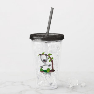 Vaso Acrílico Ilustracion de personalizado de gambas de gambas a