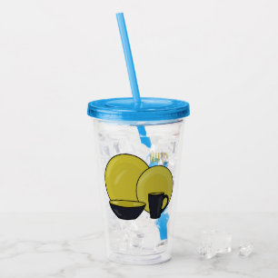 Vaso Acrílico Ilustracion de personalizado de juego de mesa