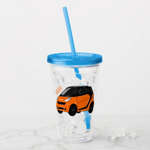 Vaso Acrílico Ilustracion de personalizado de micro coches