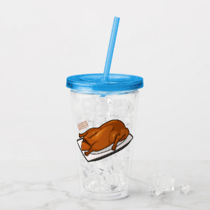 Vaso Acrílico Ilustracion de personalizado de pato de Peking