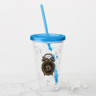 Vaso Acrílico Ilustracion de personalizado de reloj de alarma
