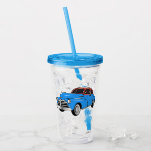 Vaso Acrílico Ilustracion personalizado clásico de 1948