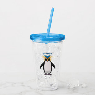Vaso Acrílico Ilustracion personalizado de los macarrones de pin