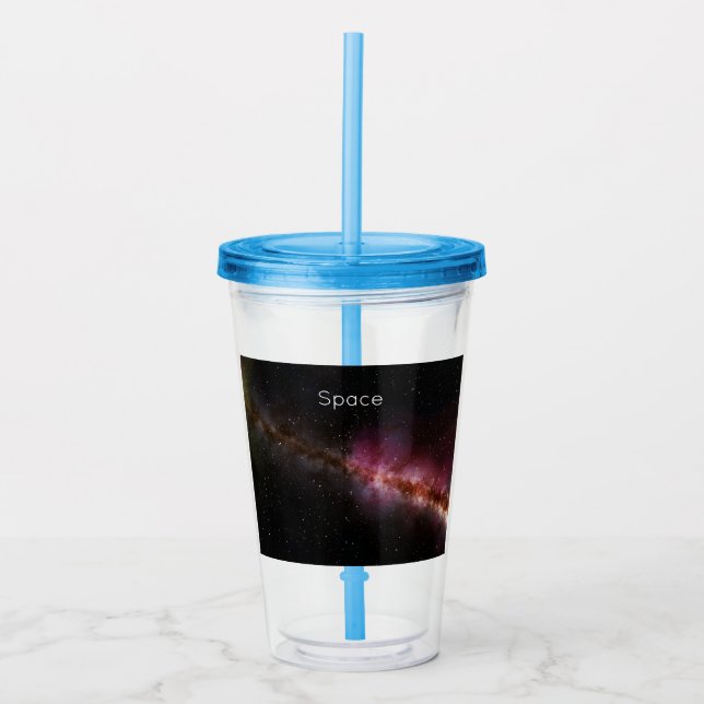 Vaso Acrílico Imagen del universo (Anverso)