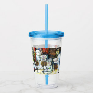 Vaso Acrílico Impermeable por el desafío
