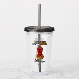 VASO ACRÍLICO INCENDIOS DE LUCHA CONTRA LOS HOMBRES REALES