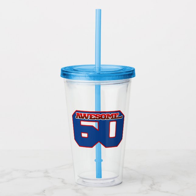 Vaso Acrílico increíble 60 (Anverso)