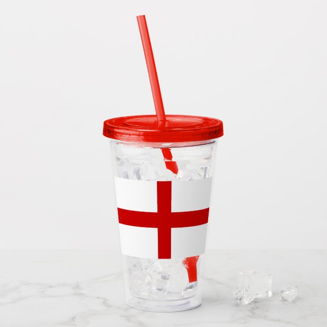 Vaso Acrílico Inglaterra (Anverso (hielo))