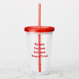 Vaso Acrílico Inspirational Tumbler