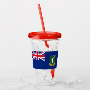 Vaso Acrílico Islas Vírgenes Británicas