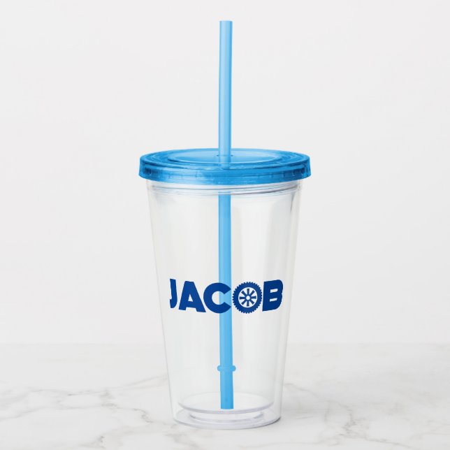 Vaso Acrílico Jacob Petrol Head (Anverso)