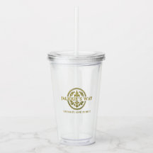 Jalique's Way Cup and straw