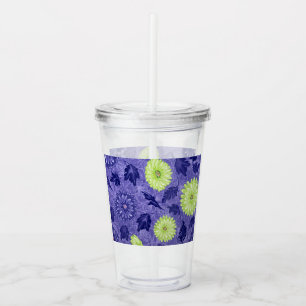 Vaso Acrílico Jardín de Daisy a Medianoche