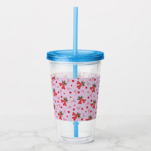 Vaso Acrílico Jingle Bells