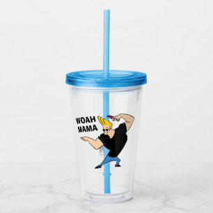 Vaso Acrílico Johnny Bravo Combing Hair