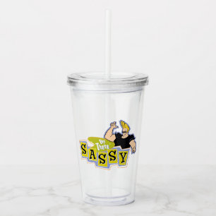 Vaso Acrílico Johnny Bravo - Hey There Sassy