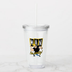 Vaso Acrílico Johnny Bravo - Hombre, soy Bonito