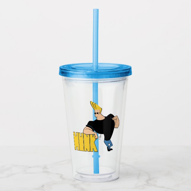 Vaso Acrílico Johnny Bravo - Hunk (Anverso)