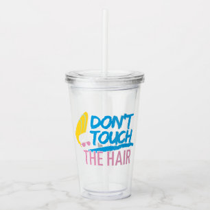 Vaso Acrílico Johnny Bravo - No toques el gráfico del pelo